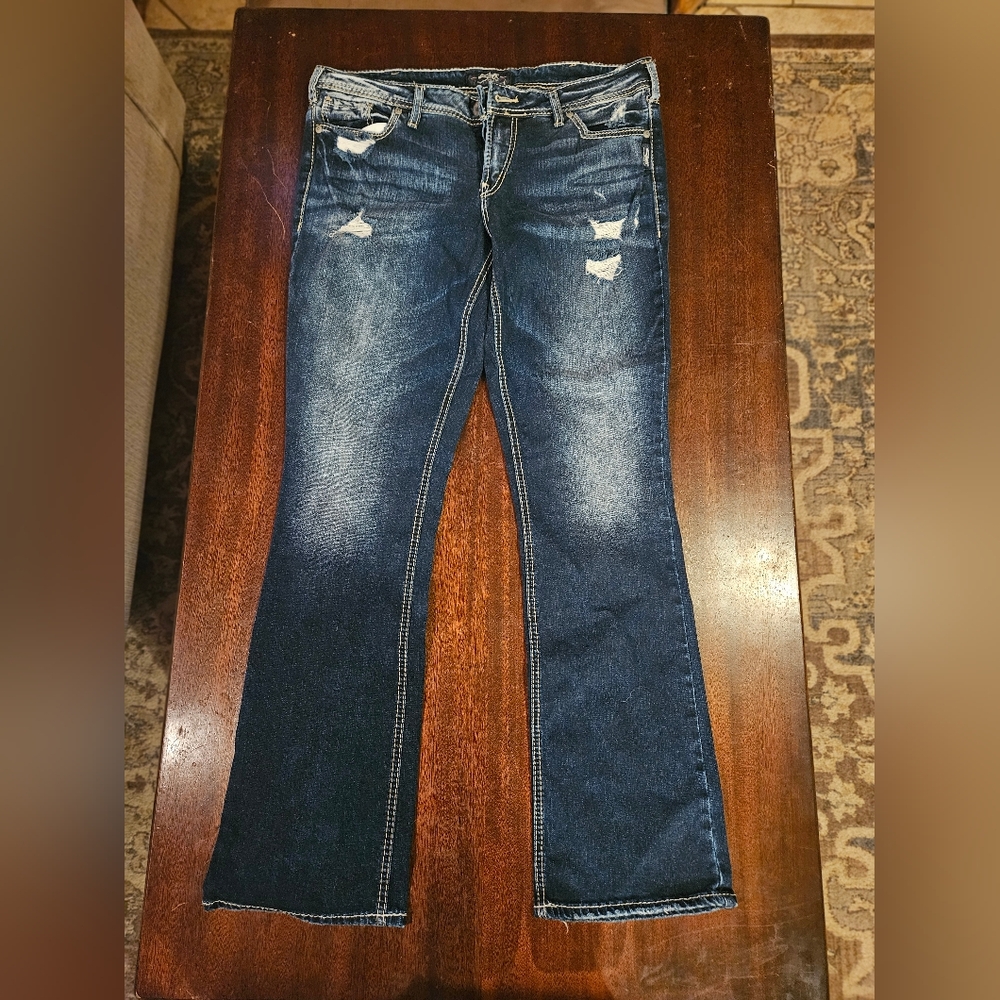 Silver jeans